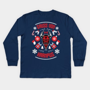 Krampus Kids Long Sleeve T-Shirt